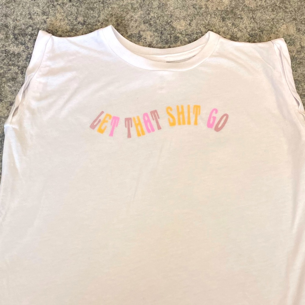 “Let 👏 that 👏 shit 👏 go “ mantra Yoga T-shirt